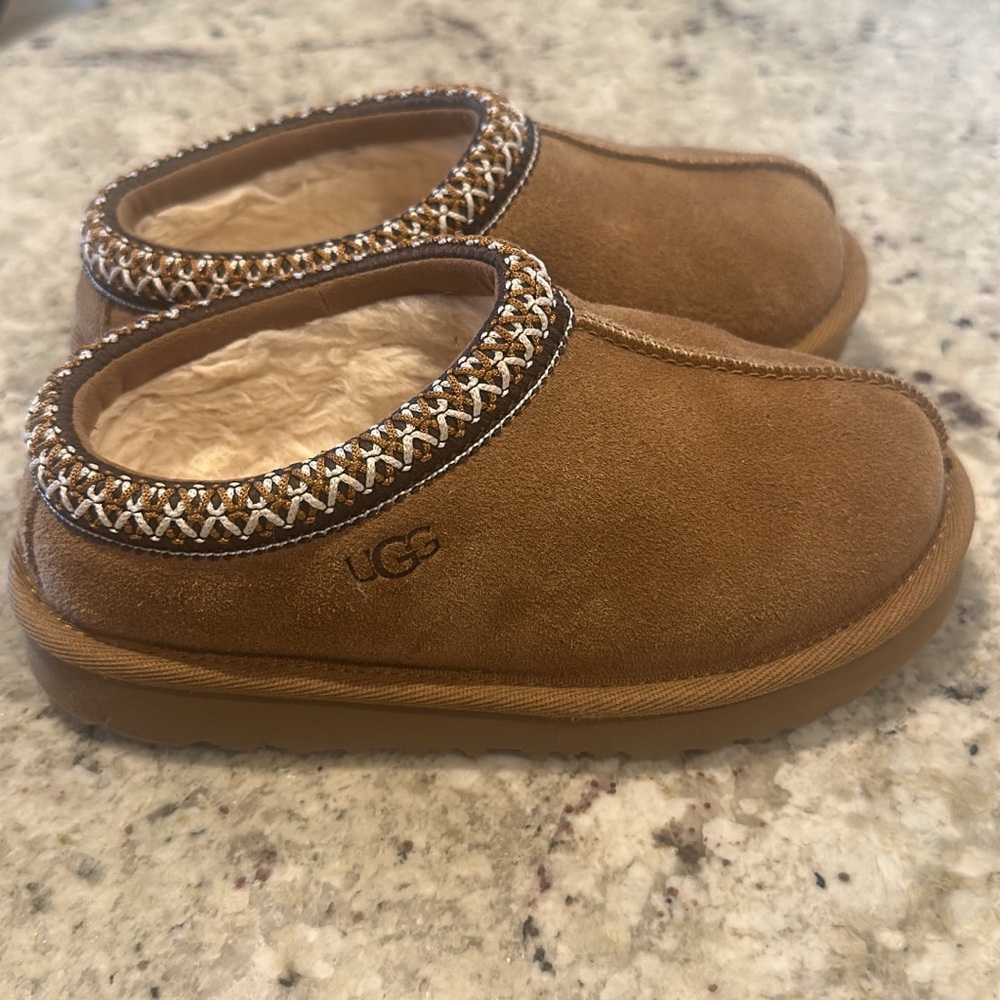 UGG Tan Suede Slippers